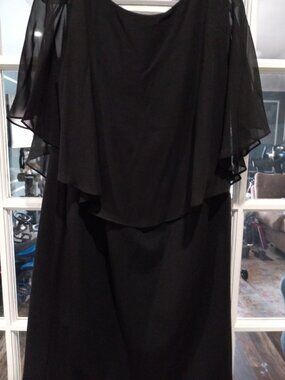 Connected Apparel 16W Black Dress